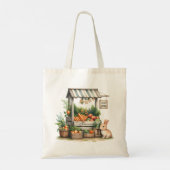 Dromerige grillige boerenmarktstand tote bag (Achterkant)
