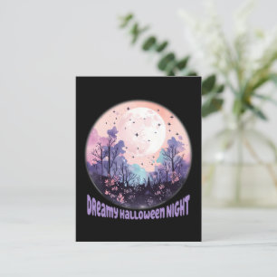 Dromerige Halloween nacht Briefkaart