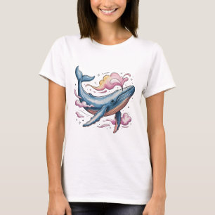 Dromerige Hemelse Walvis T-shirt