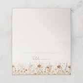 Dromerige herfst Wildflower bruiloft (Buitenkant ongevouwen)