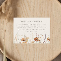 Dromerige herfst Wildflower Display Douche