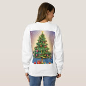 Dromerige kerst sweatshirt – grillig (Achterkant volledig)