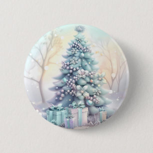 Dromerige kerstboom Button