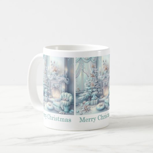 Dromerige kerstkamer Mok (Voorkant links)