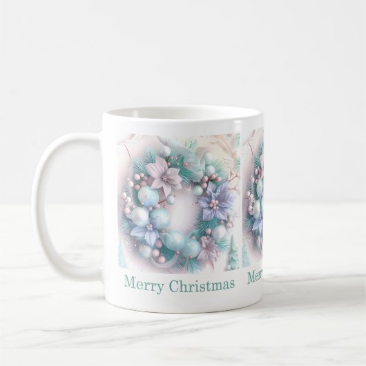 Dromerige kerstkrans Mok (Links)