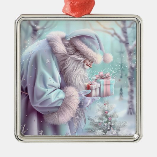 Dromerige Kerstman Ornament (Voorkant)
