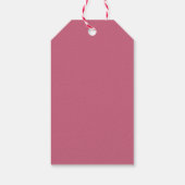 Dromerige kerstvakantie cadeaulabel (Achterkant)