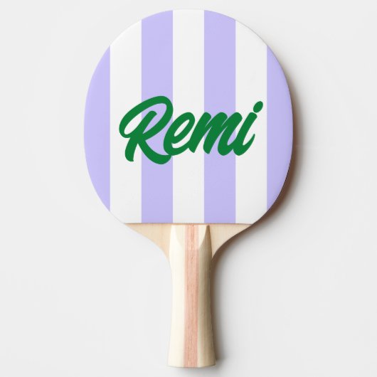 Dromerige Lavendel en Smaragd Tafeltennisbatje (Voorkant)
