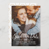 Dromerige liefde bruiloft save the date Kaart (Voorkant / Achterkant)