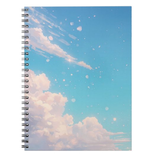 Dromerige lucht notitieboek (Voorkant)