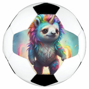Dromerige luthicorn: een regenboog Baby-fantasie, Voetbal