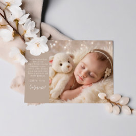 Dromerige nachten - een gezellig peetouder voorste kaart