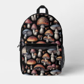 Dromerige paddenstoelen bedrukte rugzak (Voorkant)