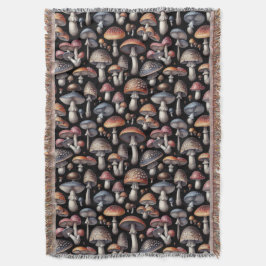 Dromerige paddenstoelen deken