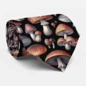 Dromerige paddenstoelen stropdas (Opgerold)