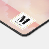 Dromerige Pastel Berglandschap Bureaumat (Hoek)