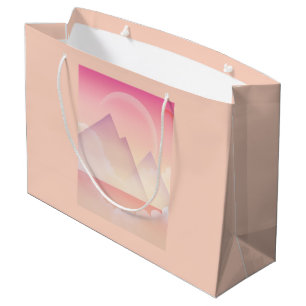 Dromerige Pastel Berglandschap Groot Cadeauzakje