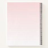 Dromerige Pastel Berglandschap Notitieboek (Achterkant)