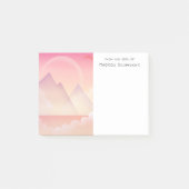 Dromerige Pastel Berglandschap Post-it® Notes (Voorkant)