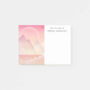 Dromerige Pastel Berglandschap Post-it® Notes
