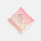 Dromerige Pastel Berglandschap Servet (Hoek)