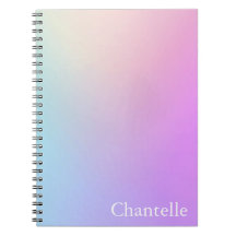 Dromerige Pastel Esthetische Spiraal Notebook