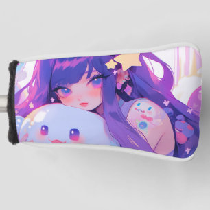 Dromerige pastel kawaii magische anime meisje esth golfheadcover