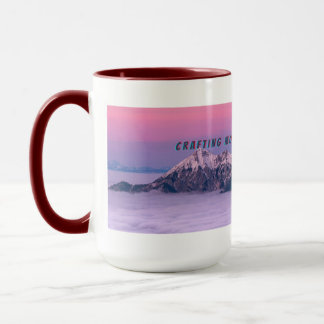Dromerige pastel Mountain Art Mok