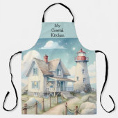 Dromerige Pastel vuurtoren bij het Zee Schort (Voorkant)