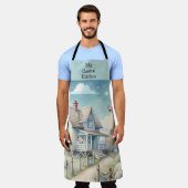 Dromerige Pastel vuurtoren bij het Zee Schort (Gedragen)