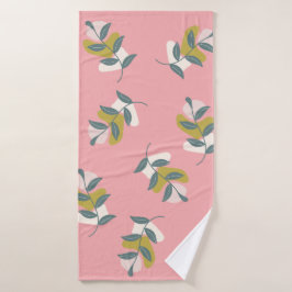 Dromerige pastelkleuren en natuur bad handdoek