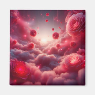 Dromerige Romantische Fantasie Rozen Liefde Magneet