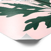 Dromerige roze klaprozen foto afdruk (Hoek)