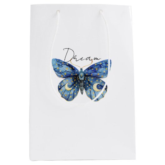Dromerige sterren Moon Butterfly Medium Cadeauzakje (Voorkant)