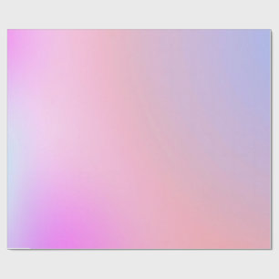 Dromerige Suikerspin Pastel Gradiënt Cadeaupapier