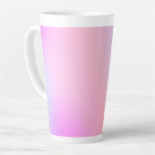Dromerige Suikerspin Pastel Gradiënt Latte Mok (Linkerhoek)