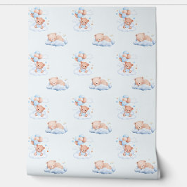 Dromerige Teddy Bear Nursery Wallpaper Behang
