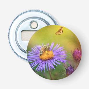 Dromerige Tuin Flesopener Button Flesopener