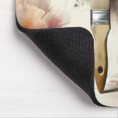 Dromerige verfkwast bloem bos muismat (Hoek)