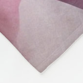 Dromerige vlinder met roze bloemen fleece deken (Hoek)