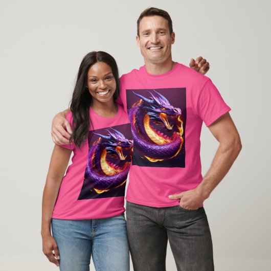 Dromerige Waterverf Dragon T-shirt (Unisex)