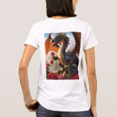 Dromerige Waterverf Dragon T-shirt (Achterkant)
