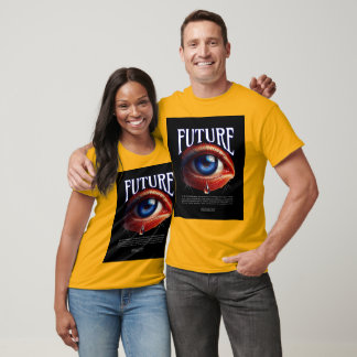 Dromerige Waterverf futuristisch T-shirt