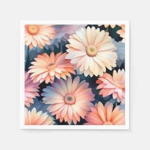 Dromerige Waterverf Gerbera Daisies Floral Servet