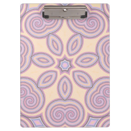 Dromerige wervelingen - pastel psychedelisch patro klembord