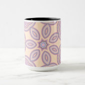 Dromerige wervelingen - pastel psychedelisch patro mok (Midden)