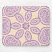 Dromerige wervelingen - pastel psychedelisch patro muismat (Voorkant)