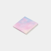 Dromerige wolken posten het notities post-it® notes (Schuin)