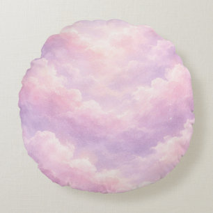 Dromerige Wolken van Suikerspin Rond Kussen