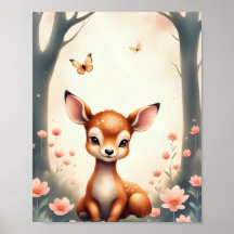Dromerige Woodland Deer Nursery Baby & Kinder